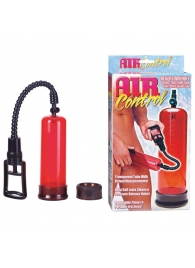 Вакуумная помпа с двумя сменными насадками NEW STAY HARD PUMP CLEAR RED - Seven Creations - в Нижнекамске купить с доставкой