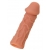 Телесная реалистичная насадка KOKOS Extreme Sleeve 05 с дополнительной стимуляцией - 12,7 см. - KOKOS - в Нижнекамске купить с доставкой