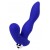 Синий силиконовый вибростимулятор простаты Stroman - 14,5 см. - ToyFa - в Нижнекамске купить с доставкой