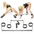 Комплект наручников и наножников с распорками Spread  em Bar and Cuff Set - Pipedream - купить с доставкой в Нижнекамске