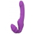 Фиолетовый безремневой вибрострапон DOUBLE DIPPER - Dream Toys - купить с доставкой в Нижнекамске