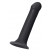 Черный фаллос на присоске Silicone Bendable Dildo L - 19 см. - Strap-on-me - купить с доставкой в Нижнекамске