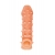 Телесная закрытая насадка с пупырышками Cock Sleeve Size M - 15,6 см. - KOKOS - в Нижнекамске купить с доставкой