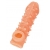 Телесная закрытая насадка с пупырышками Cock Sleeve Size L - 17,6 см. - KOKOS - в Нижнекамске купить с доставкой