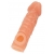 Телесная закрытая насадка с шершавой головкой Cock Sleeve Size M - 15,6 см. - KOKOS - в Нижнекамске купить с доставкой