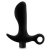Черный анальный вибратор Silicone Vibrating Prostate Massager 01 - 10,8 см. - Blush Novelties - в Нижнекамске купить с доставкой