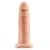 Телесный реалистичный фаллоимитатор с полостью Silicone Hollow Extension - 20 см. - Pipedream - купить с доставкой в Нижнекамске