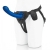 Синяя насадка Remote Control P-Spot G-Spot с черными трусиками - 20 см. - Pegasus - купить с доставкой в Нижнекамске