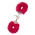 Металлические наручники с красной меховой опушкой METAL HANDCUFF WITH PLUSH RED - Dream Toys - купить с доставкой в Нижнекамске