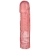 Розовая фаллическая насадка Vac-U-Lock 8  Crystal Jellies Dong - 20,3 см. - Doc Johnson - купить с доставкой в Нижнекамске