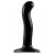 Черный фаллоимитатор-насадка Strap-On-Me P G spot Dildo size S - 16,4 см. - Strap-on-me - купить с доставкой в Нижнекамске