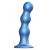 Голубая насадка Strap-On-Me Dildo Plug Balls size S - Strap-on-me - купить с доставкой в Нижнекамске