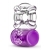 Фиолетовое эрекционное виброкольцо Pleaser Rechargeable C-Ring - Blush Novelties - в Нижнекамске купить с доставкой