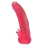 Розовая насадка для страпона с клиторальными лепестками - 18,5 см. - LOVETOY (А-Полимер) - купить с доставкой в Нижнекамске