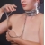 Серебристый ошейник из искусственной кожи - Sitabella - купить с доставкой в Нижнекамске