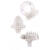 Набор из 3 прозрачных эрекционных колец с вибрацией Teasers Ring Kit - Chisa - в Нижнекамске купить с доставкой