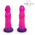 Розовый рельефный фантазийный фаллоимитатор - 20 см. - Bior toys - купить с доставкой в Нижнекамске