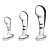 Набор из 3 стальных стимуляторов простаты Stainless Steel P-spot Training Set - b-Vibe - в Нижнекамске купить с доставкой