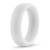 Белое люминесцентное эрекционное кольцо Silicone Glo Cock Ring - Blush Novelties - в Нижнекамске купить с доставкой