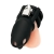 Черная клетка для пениса Silicone Small 2 in Cock Cage With Ball Divider - BlueLine - купить с доставкой в Нижнекамске