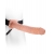 Фаллопротез телесного цвета Hollow Strap-On - 29 см. - Pipedream - купить с доставкой в Нижнекамске