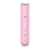 Розовый вакуумный стимулятор First Kiss - Satisfyer