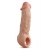 Телесная насадка-удлинитель Intrepid 9.25 Inch Realistic Penis Extender Sleeve - 23,5 см. - Blush Novelties - в Нижнекамске купить с доставкой