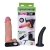Страпон с 2 насадками и вибрацией UniStrap - 19 и 12 см. - LOVETOY (А-Полимер) - купить с доставкой в Нижнекамске