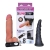 Страпон с 2 насадками и вибрацией UniStrap - 20 и 18 см. - LOVETOY (А-Полимер) - купить с доставкой в Нижнекамске