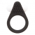 Чёрное эрекционное кольцо LIT-UP SILICONE STIMU RING 1 BLACK - Dream Toys - в Нижнекамске купить с доставкой
