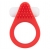Красное эрекционное кольцо LIT-UP SILICONE STIMU RING 1 RED - Dream Toys - в Нижнекамске купить с доставкой