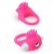 Розовое эрекционное кольцо с щеточкой LIT-UP SILICONE STIMU RING 5 - Dream Toys - в Нижнекамске купить с доставкой