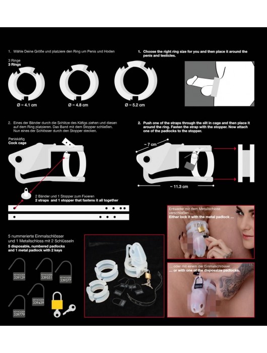 Набор для мужского пояса верности Cock Cage Set - Orion - купить с доставкой в Нижнекамске