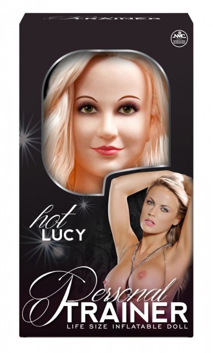 Надувная кукла с вибрацией и 2 любовными отверстиями Hot Lucy Lifesize Love Doll - NMC - в Нижнекамске купить с доставкой