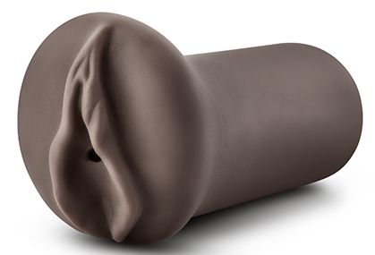 Коричневый мастубратор-вагина Nicole s Kitty - Blush Novelties - в Нижнекамске купить с доставкой