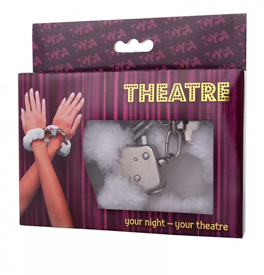 Наручники с белой меховой опушкой - ToyFa - купить с доставкой в Нижнекамске