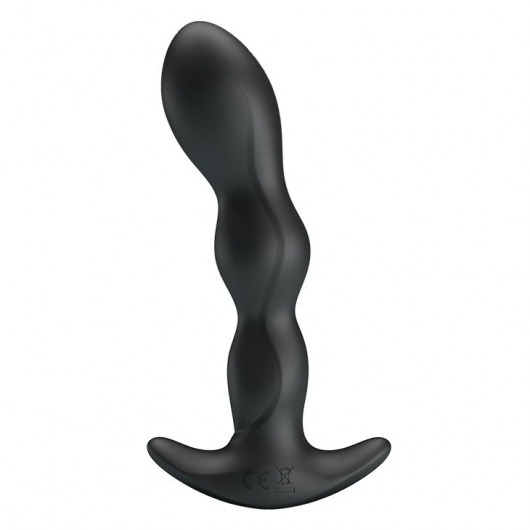 Черный анальный стимулятор простаты с вибрацией Special Anal Massager - 14,5 см. - Baile - в Нижнекамске купить с доставкой