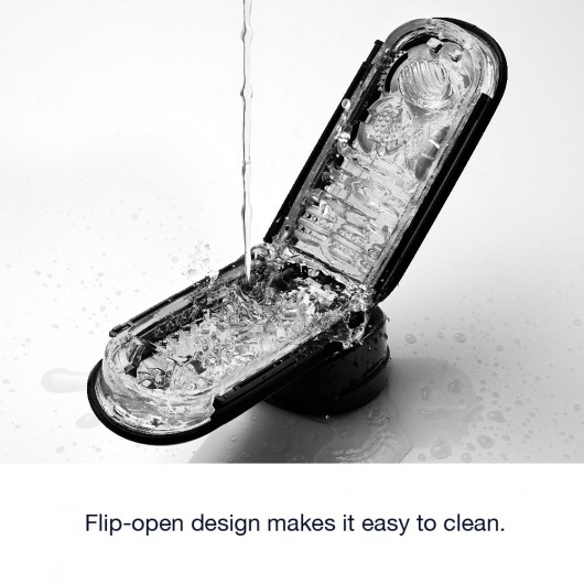 Черный мастурбатор Flip Zero - Tenga - в Нижнекамске купить с доставкой