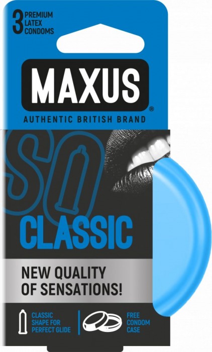 Классические презервативы в железном кейсе MAXUS Classic - 3 шт. - Maxus - купить с доставкой в Нижнекамске