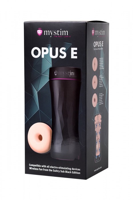 Мастурбатор-анус Opus E Donut с возможностью подключения электростимуляции - MyStim - купить с доставкой в Нижнекамске
