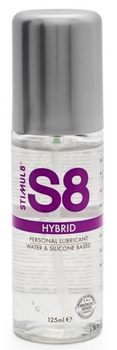 Интимная смазка на водно-силиконовой основе S8 Hybrid - 125 мл. - Stimul8 - купить с доставкой в Нижнекамске