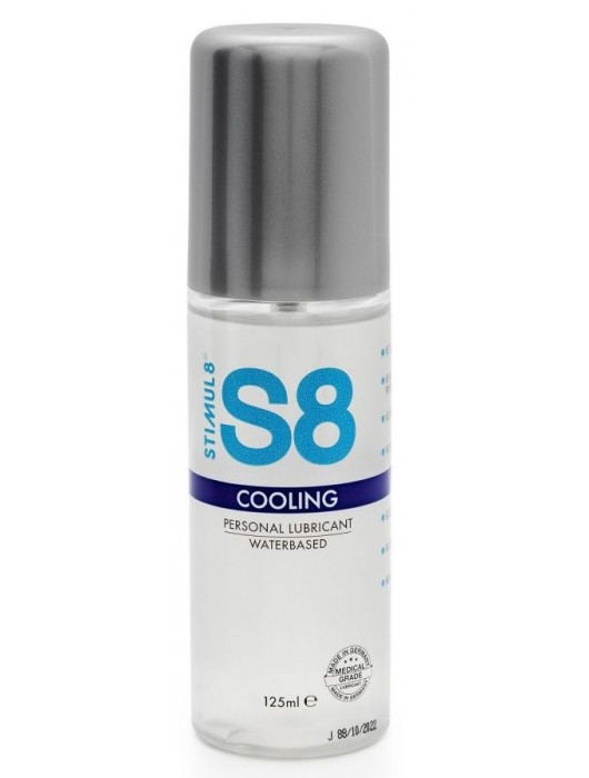 Охлаждающий лубрикант на водной основе S8 Cooling Lube - 125 мл. - Stimul8 - купить с доставкой в Нижнекамске