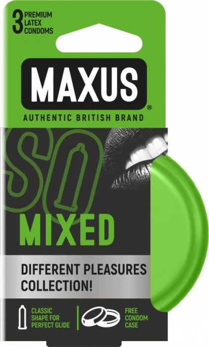Презервативы в железном кейсе MAXUS Mixed - 3 шт. - Maxus - купить с доставкой в Нижнекамске