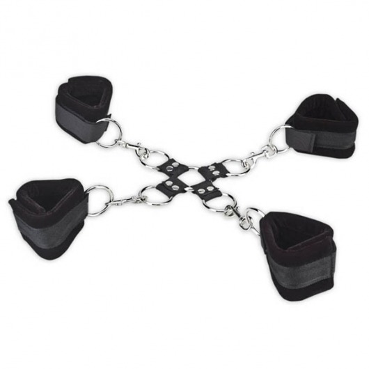 Комплект для сковывания из 5 предметов - Lux Fetish - купить с доставкой в Нижнекамске