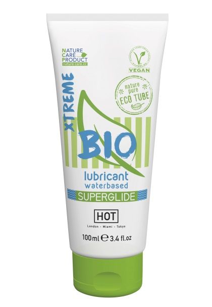 Интимный увлажняющий гель BIO SuperGlide Xtreme - 100 мл. - HOT - купить с доставкой в Нижнекамске