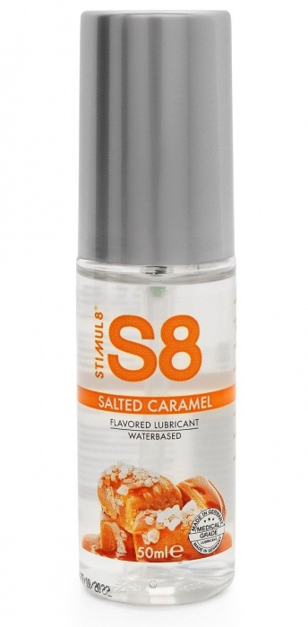 Лубрикант S8 Flavored Lube со вкусом солёной карамели - 50 мл. - Stimul8 - купить с доставкой в Нижнекамске