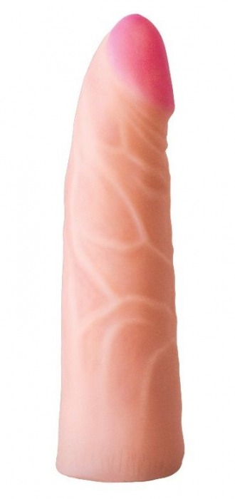 Фаллическая насадка на трусики харнесс - 17,5 см. - LOVETOY (А-Полимер) - купить с доставкой в Нижнекамске