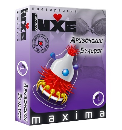 Презерватив LUXE Maxima  Аризонский Бульдог  - 1 шт. - Luxe - купить с доставкой в Нижнекамске