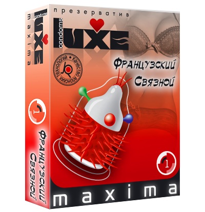 Презерватив LUXE Maxima  Французский связной  - 1 шт. - Luxe - купить с доставкой в Нижнекамске