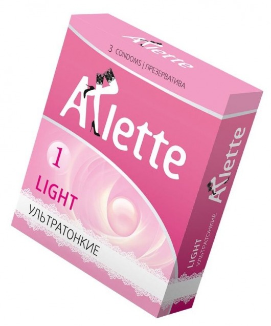 Ультратонкие презервативы Arlette Light - 3 шт. - Arlette - купить с доставкой в Нижнекамске